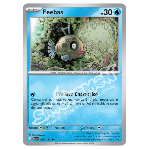 Feebas 035/182 Paradosso Temporale Reverse (IT)