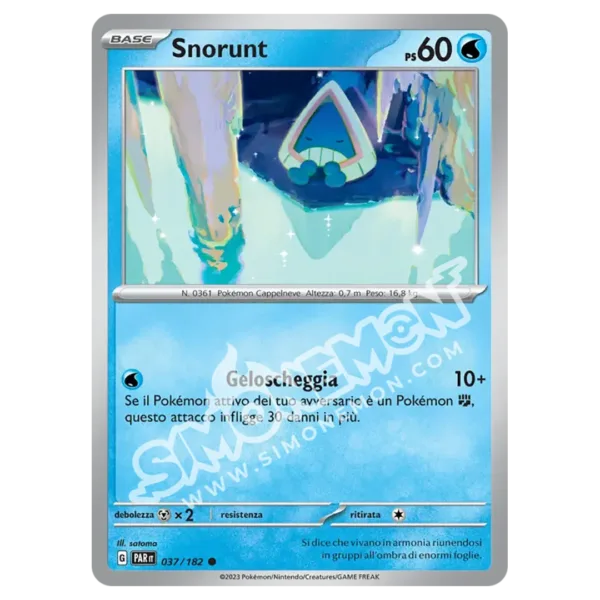 Snorunt 037/182 Paradosso Temporale  (IT)