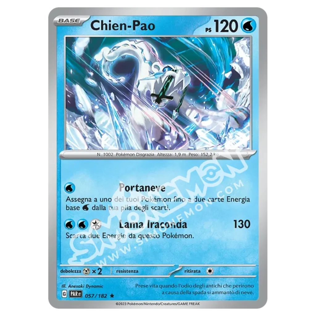 Chien-Pao 057/182 Paradosso Temporale Foil (IT)