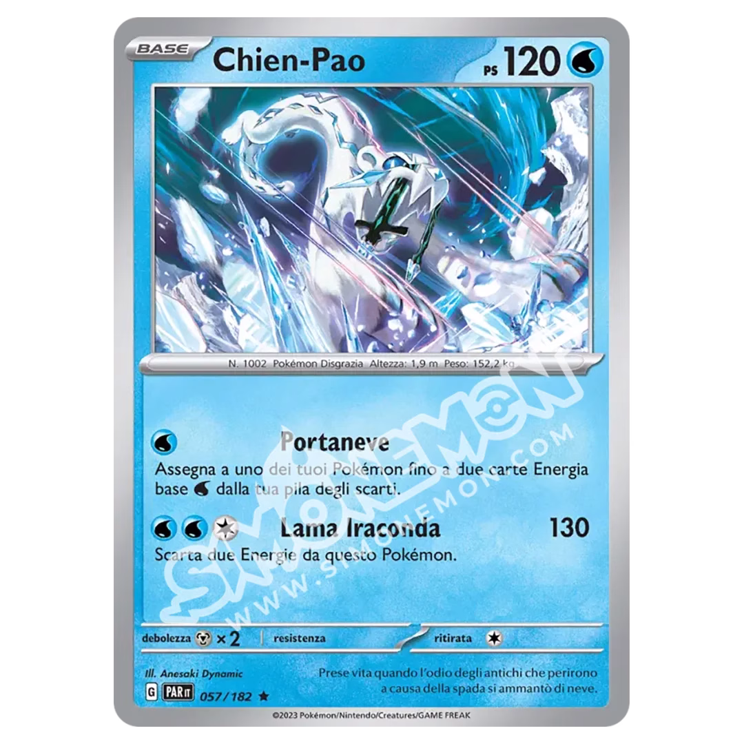 Chien-Pao 057/182 Paradosso Temporale Foil (IT)