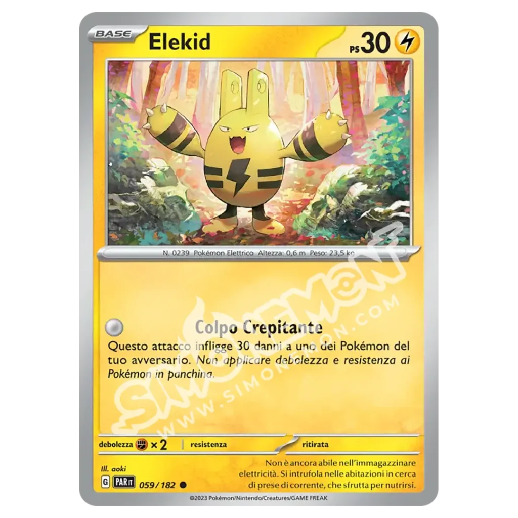 Elekid 059/182 Paradosso Temporale (IT)