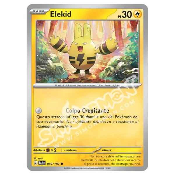 Elekid 059/182 Paradosso Temporale (IT)