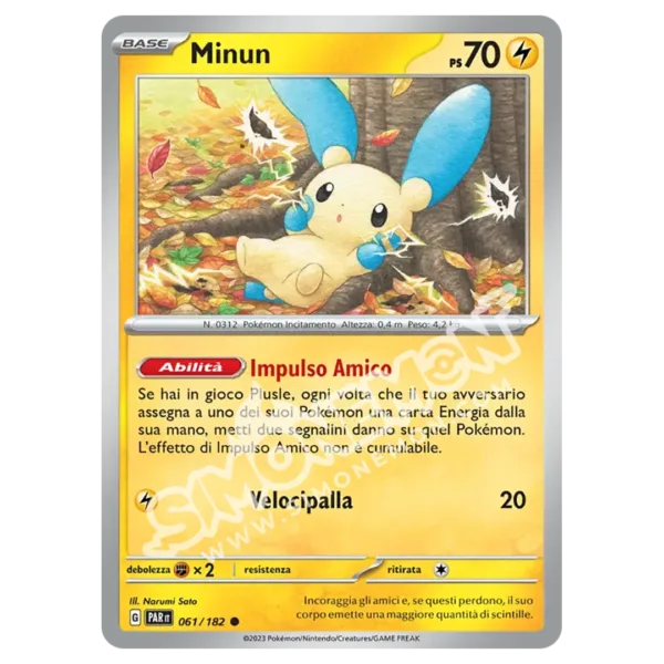 Minun 061/182 Paradosso Temporale Reverse (IT)
