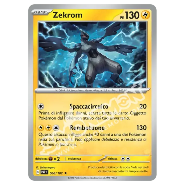 Zekrom 066/182 Paradosso Temporale Foil (IT)