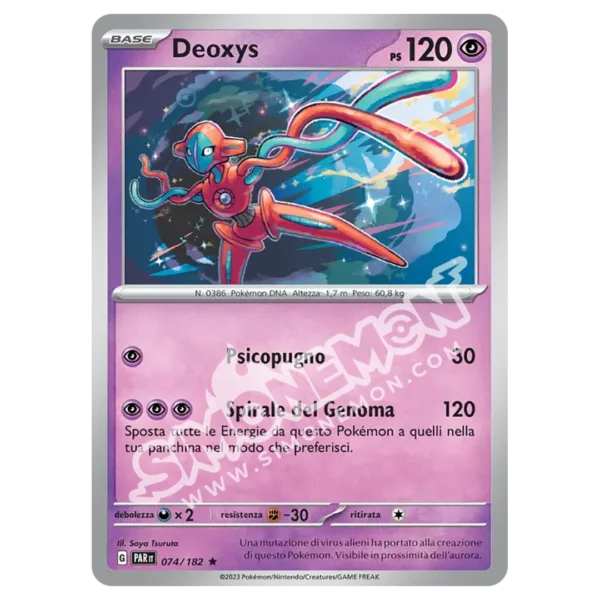 Deoxys 074/182 Paradosso Temporale Foil (IT)