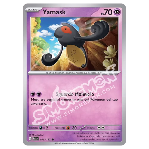 Yamask 075/182 Paradosso Temporale Reverse (IT)