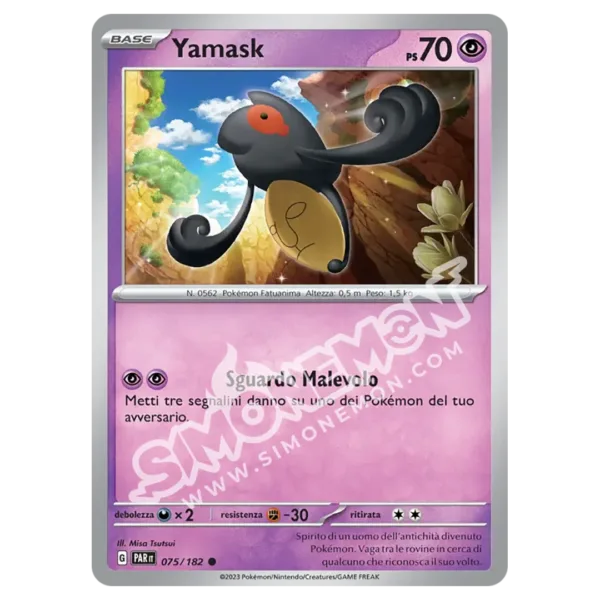 Yamask 075/182 Paradosso Temporale Reverse (IT)