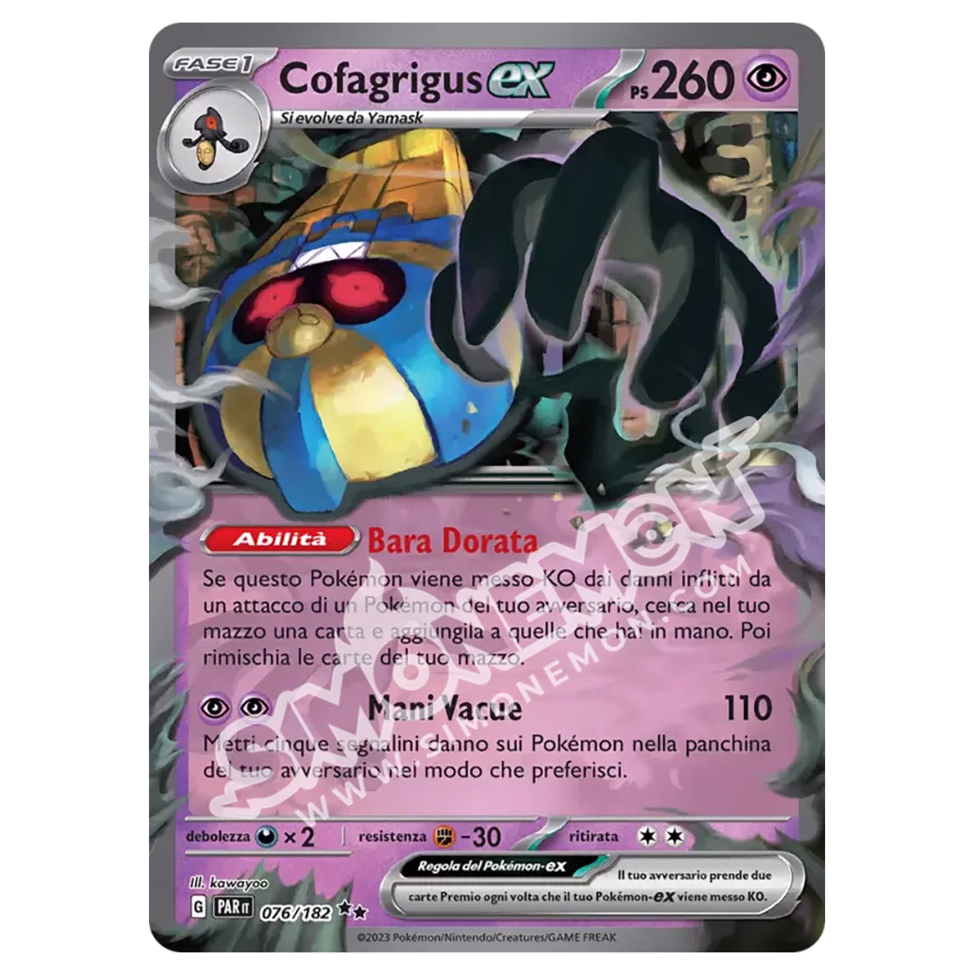 Cofagrigus-ex 076/182 Paradosso Temporale (IT)