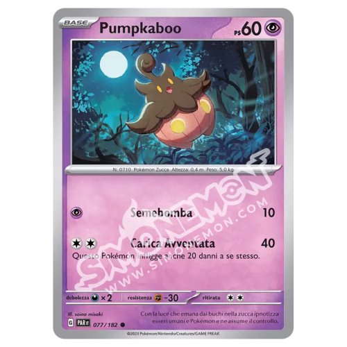 Pumpkaboo 077/182 Paradosso Temporale Reverse (IT)