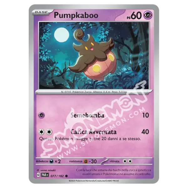 Pumpkaboo 077/182 Paradosso Temporale Reverse (IT)