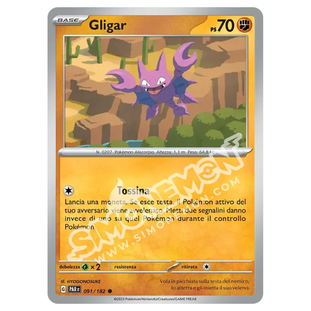 Gligar 091/182 Paradosso Temporale  (IT)