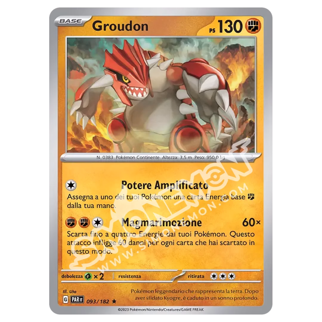 Groudon 093/182 Paradosso Temporale Foil (IT)