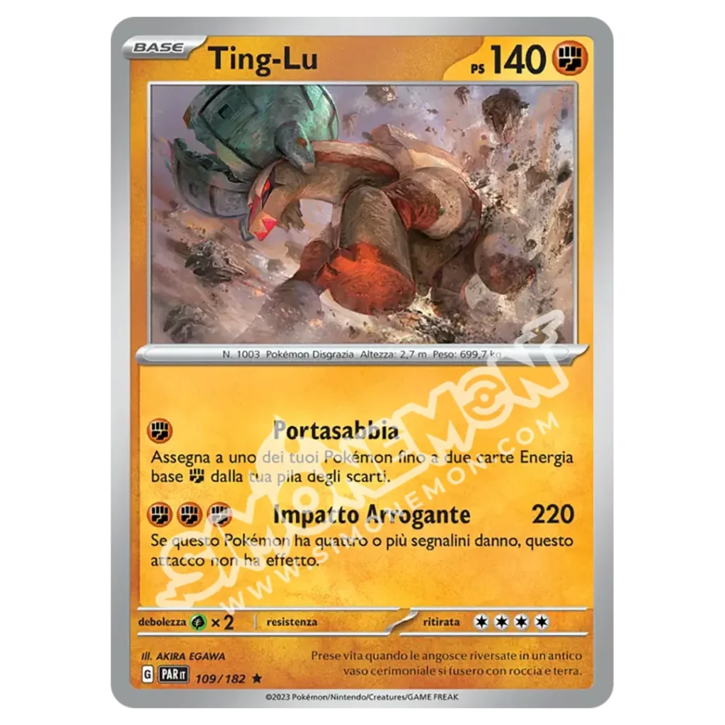 Ting-Lu 109/182 Paradosso Temporale Foil (IT)