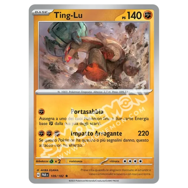 Ting-Lu 109/182 Paradosso Temporale Foil (IT)