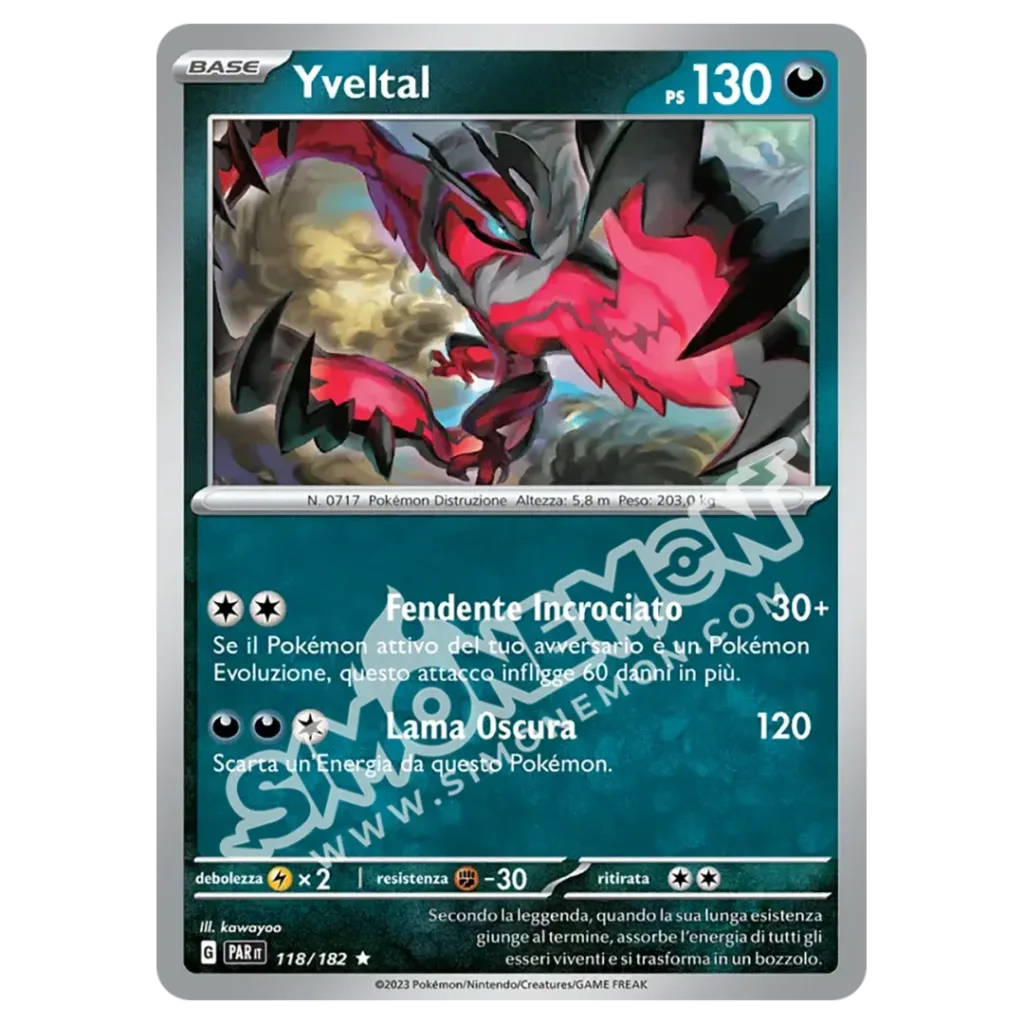 Yveltal 118/182 Paradosso Temporale Foil (IT)