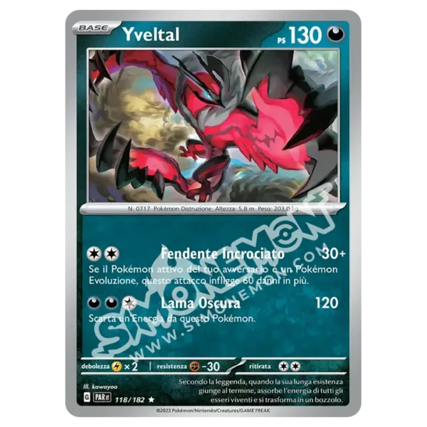 Yveltal 118/182 Paradosso Temporale Foil (IT)
