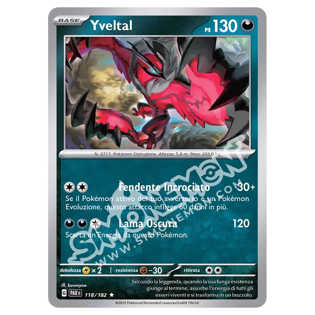Yveltal 118/182 Paradosso Temporale Foil (IT)