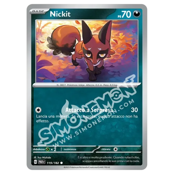 Nickit 119/182 Paradosso Temporale Reverse (IT)