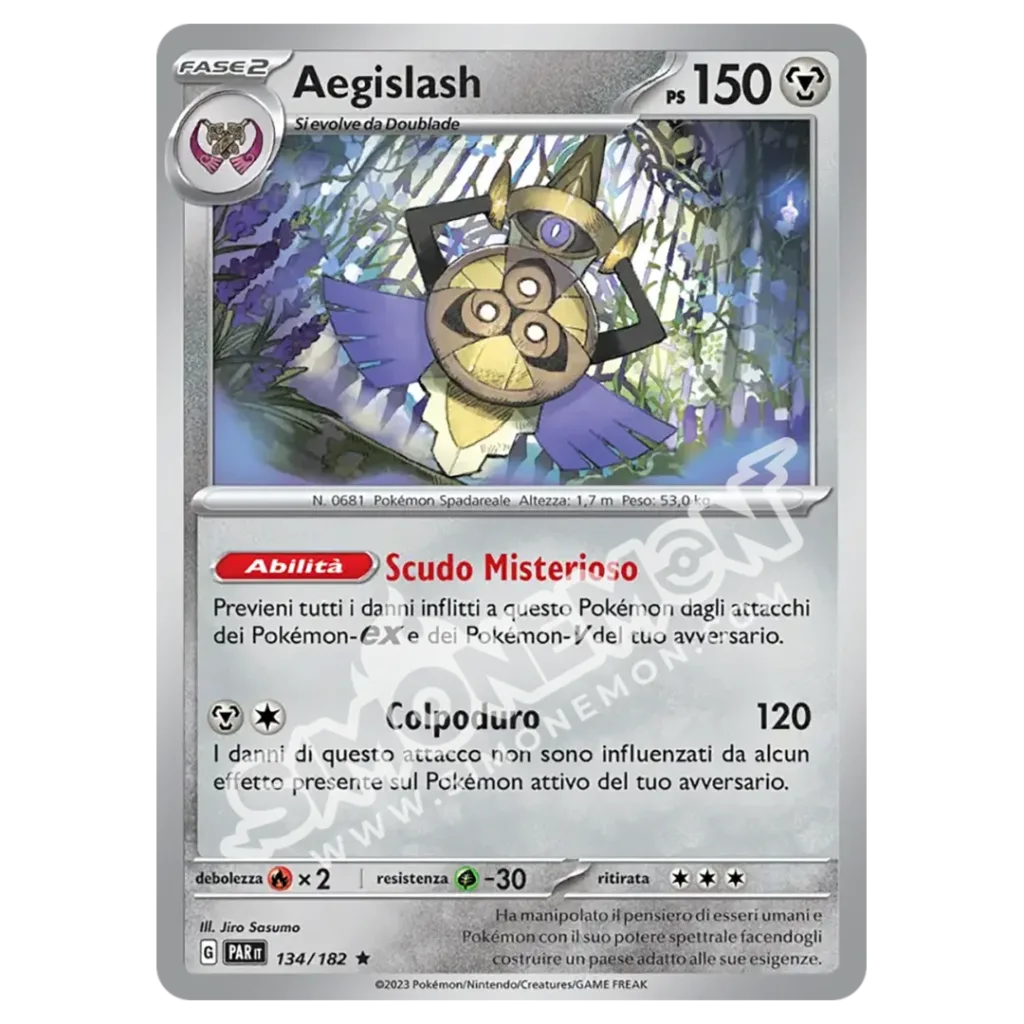Aegislash 134/182 Paradosso Temporale Foil (IT)
