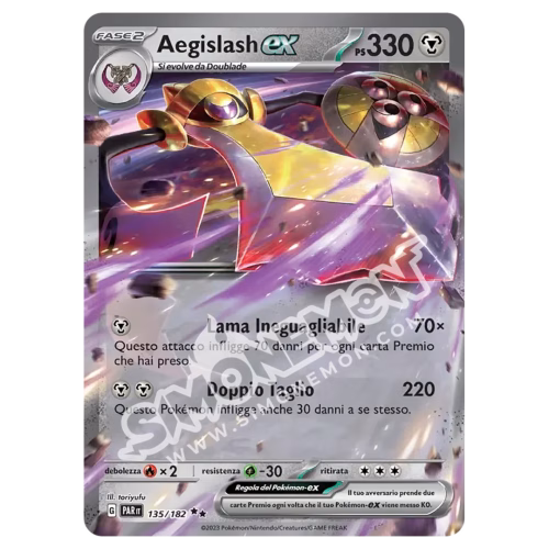 Aegislash-ex 135/182 Paradosso Temporale (IT)