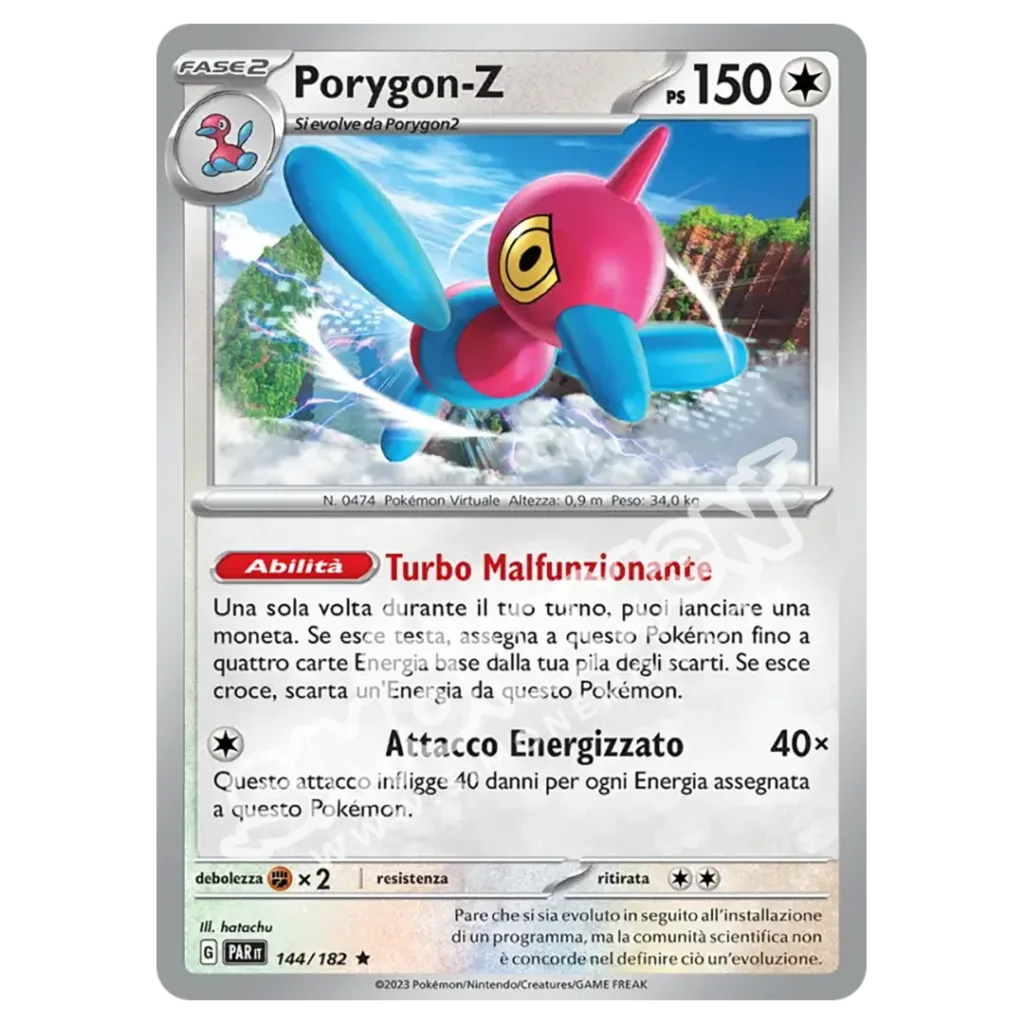 Porygon-Z 144/182 Paradosso Temporale (IT)