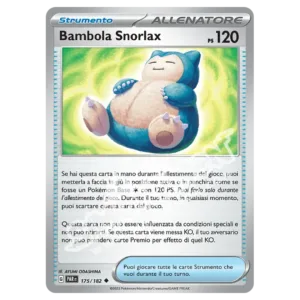 Bambola Snorlax 175/182 Paradosso Temporale  (IT)