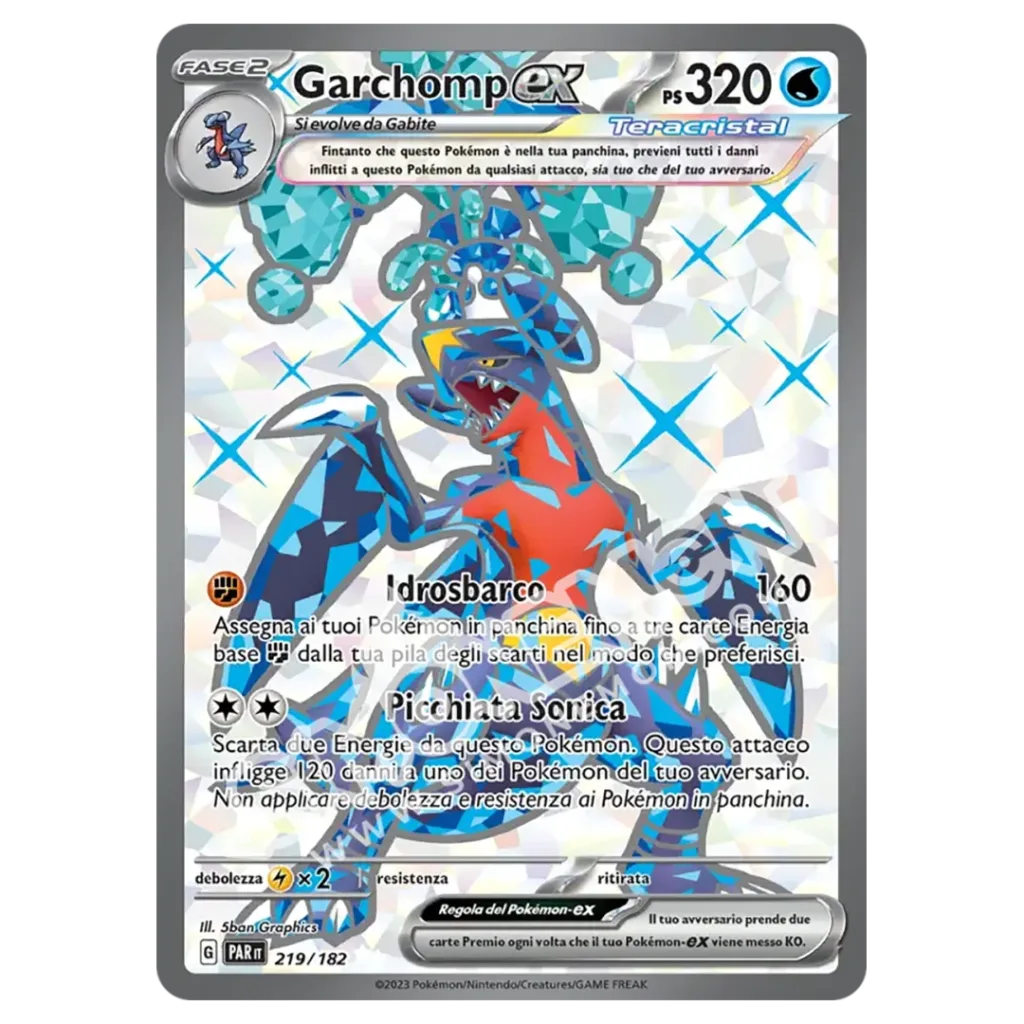 Garchomp-ex 219/182 Paradosso Temporale (IT)