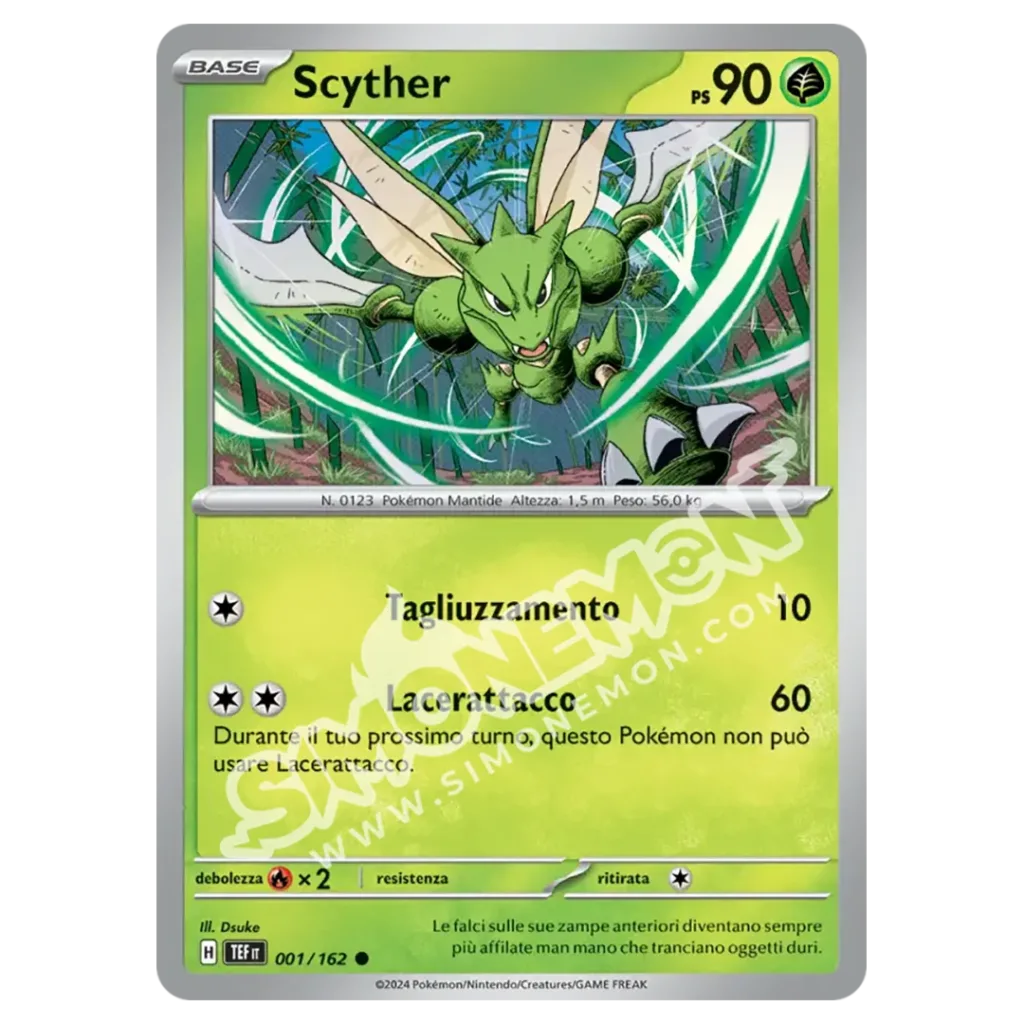 Scyther 001/162 Cronoforze Reverse (IT)
