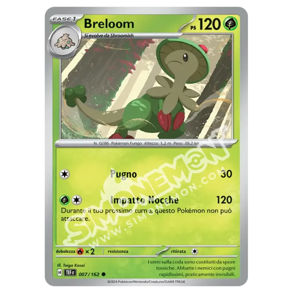 Breloom 007/162 Cronoforze Reverse (IT)