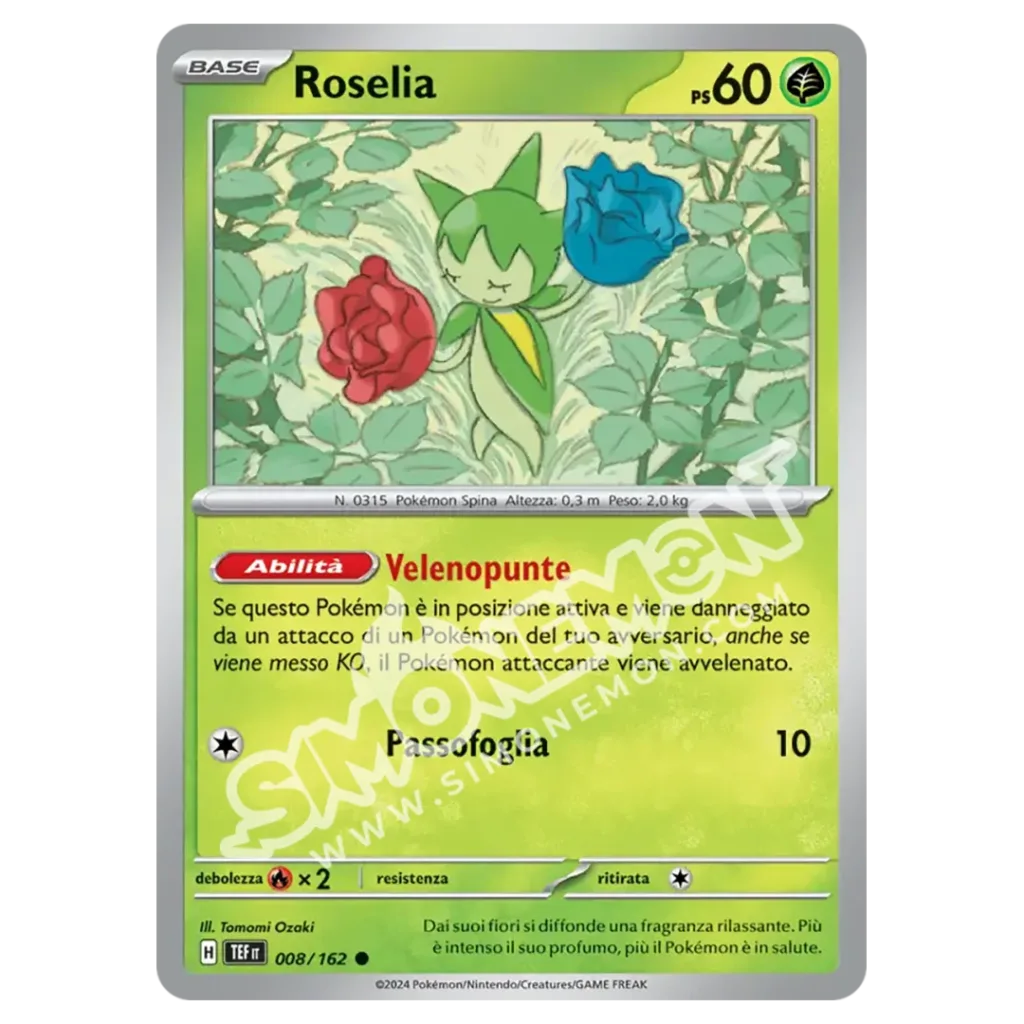 Roselia 008/162 Cronoforze Reverse (IT)
