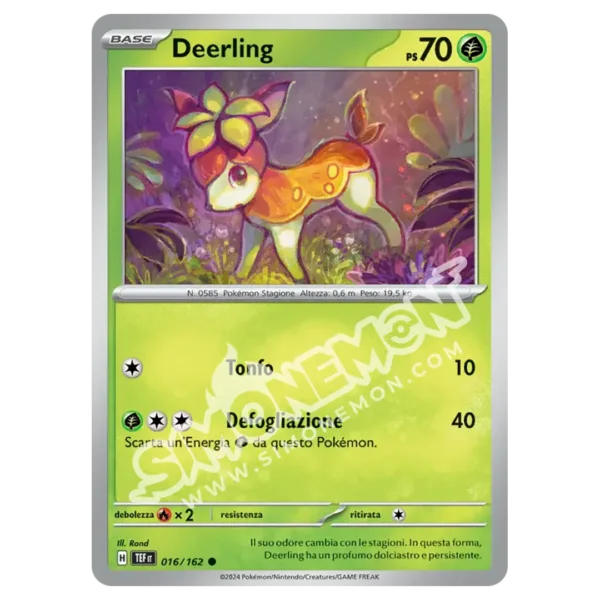 Deerling 016/162 Cronoforze  (IT)