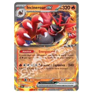Incineroar-ex 034/162 Cronoforze  (IT)