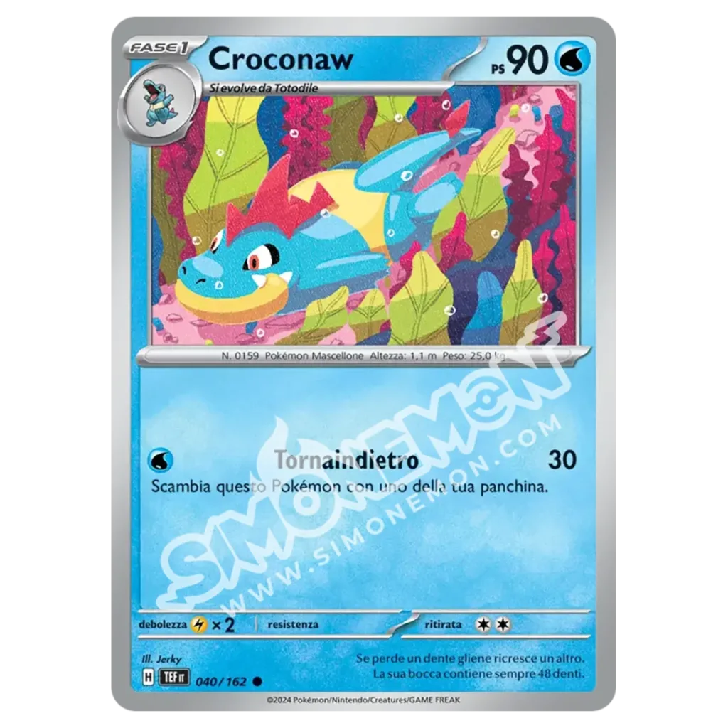 Croconaw 040/162 Cronoforze Reverse (IT)