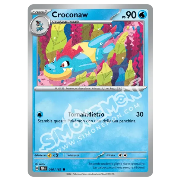 Croconaw 040/162 Cronoforze Reverse (IT)