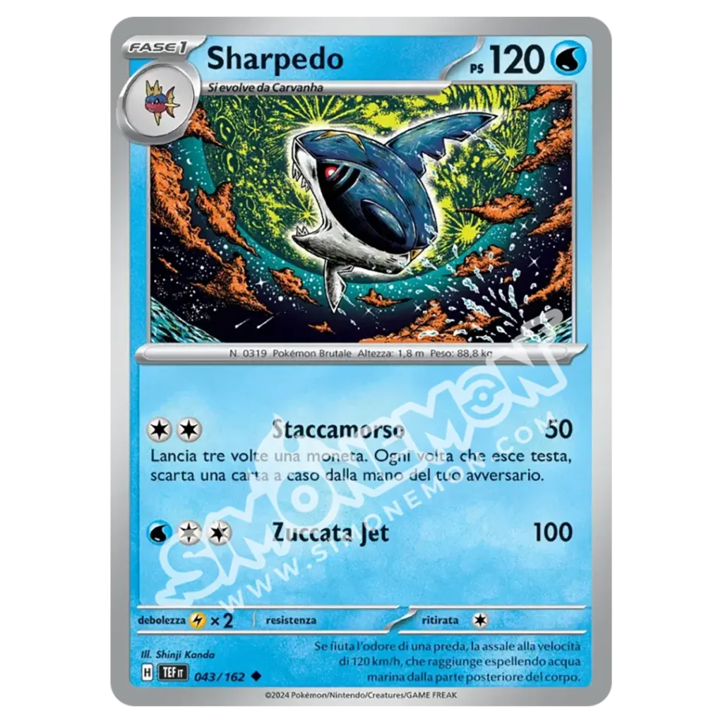 Sharpedo 043/162 Cronoforze Reverse (IT)