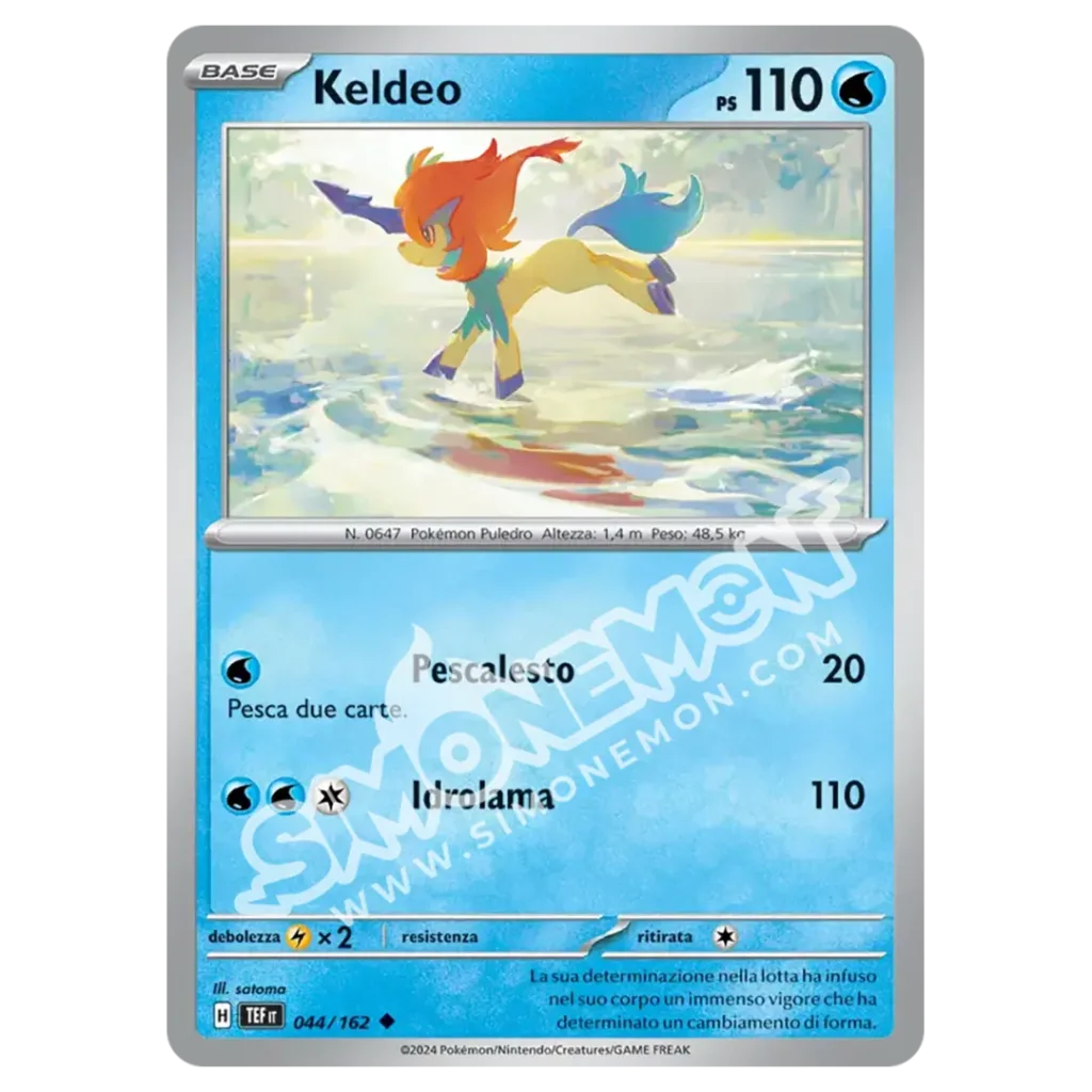 Keldeo 044/162 Cronoforze Reverse (IT)