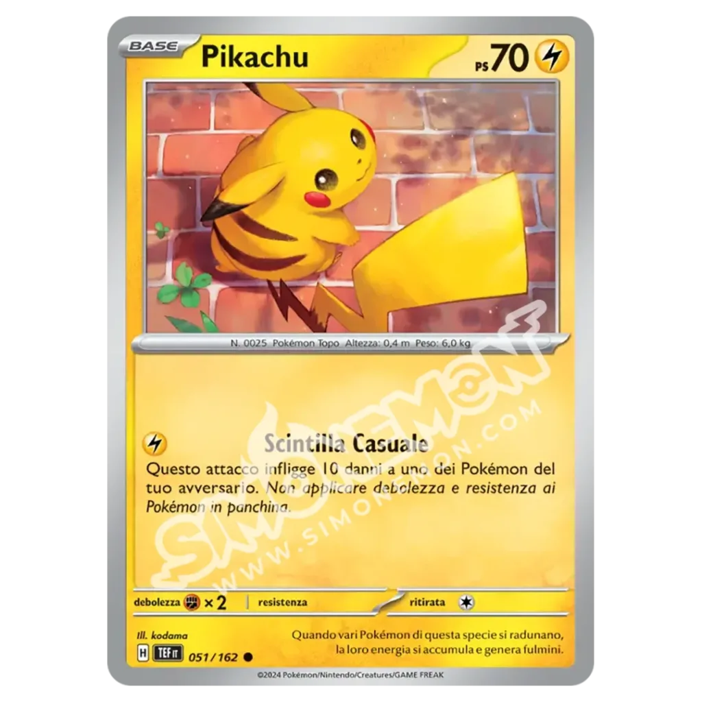 Pikachu 051/162 Cronoforze (IT)