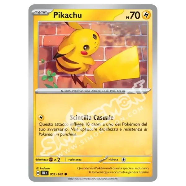 Pikachu 051/162 Cronoforze (IT)