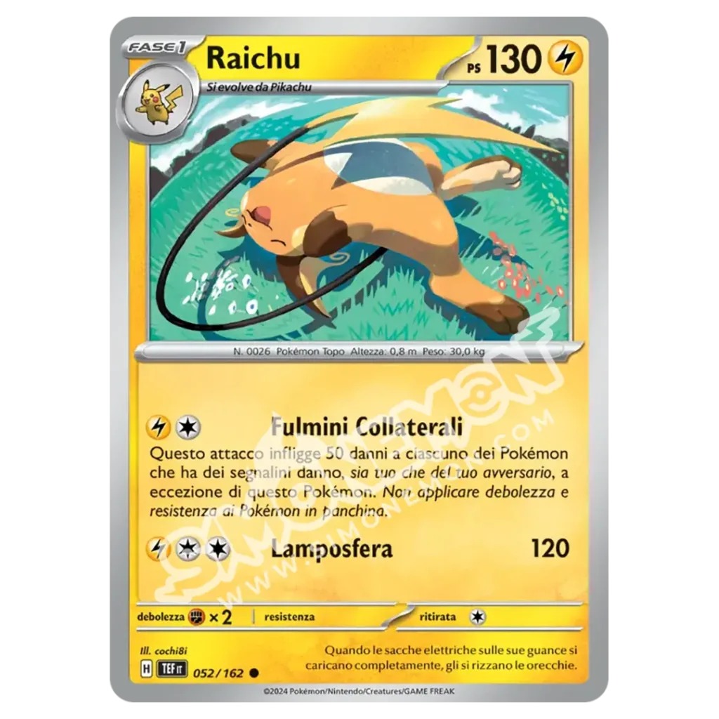 Raichu 052/162 Cronoforze  (IT)
