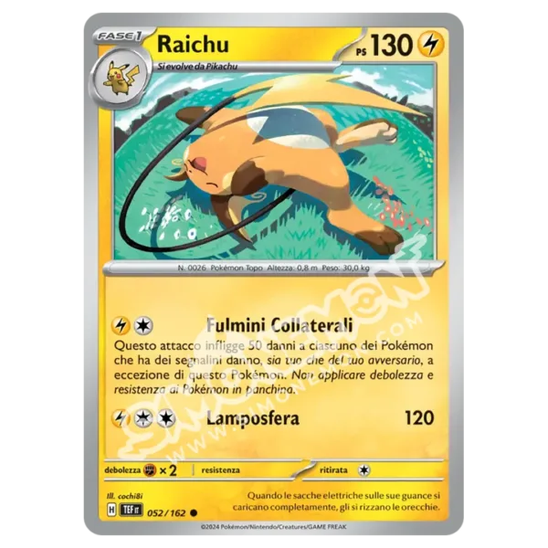 Raichu 052/162 Cronoforze  (IT)