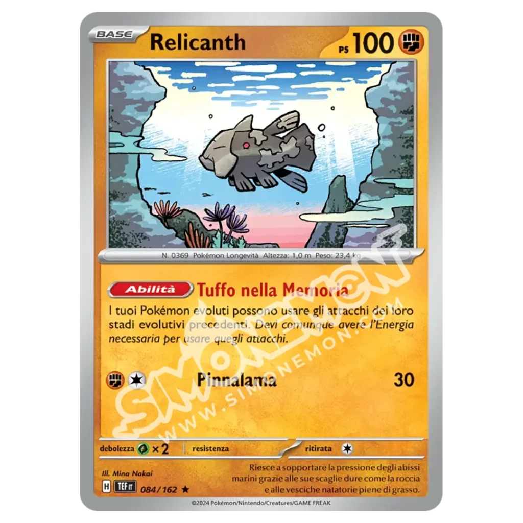 Relicanth 084/162 Cronoforze Foil (IT)