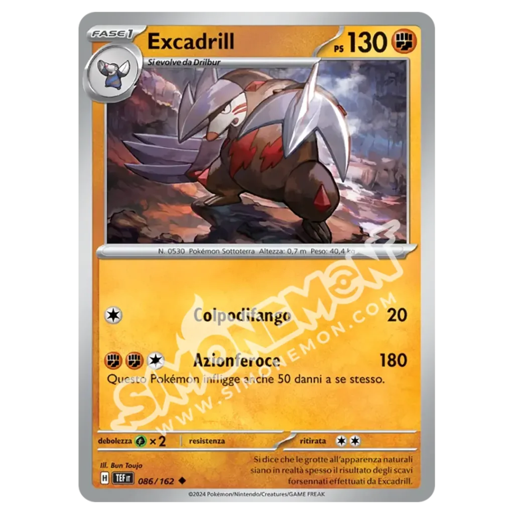 Excadrill 086/162 Cronoforze Reverse (IT)