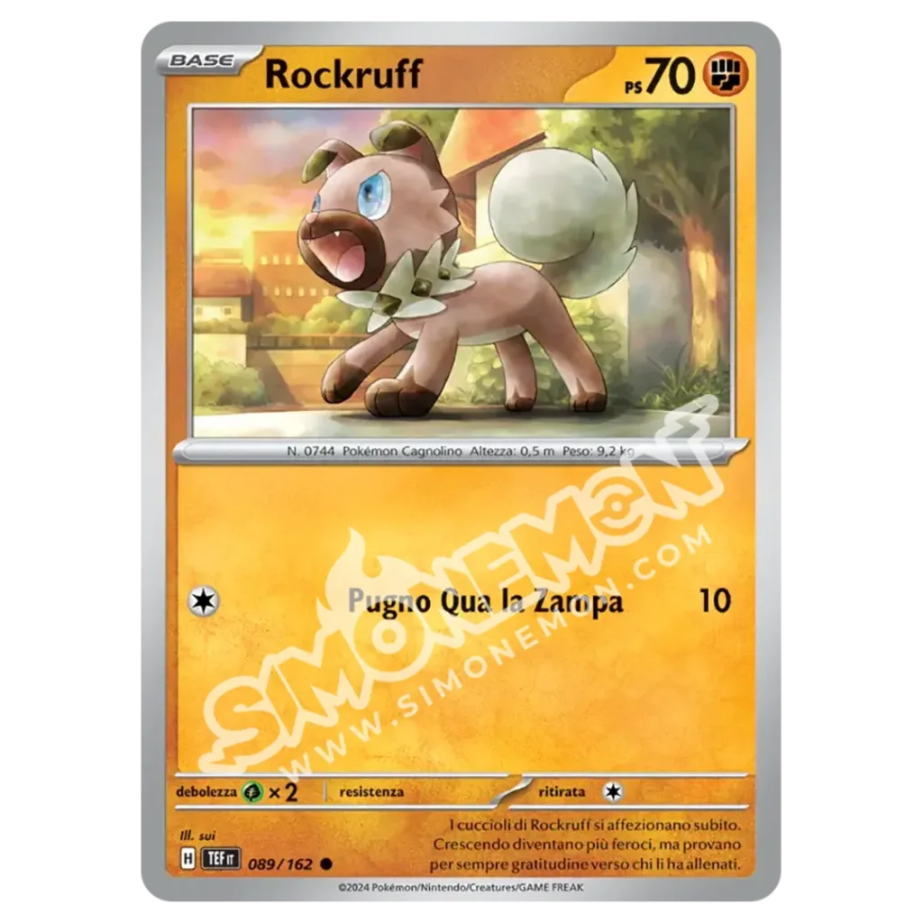 Rockruff 089/162 Cronoforze (IT)