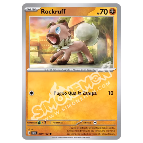 Rockruff 089/162 Cronoforze Reverse (IT)