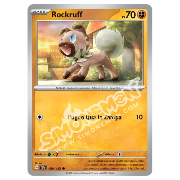 Rockruff 089/162 Cronoforze (IT)