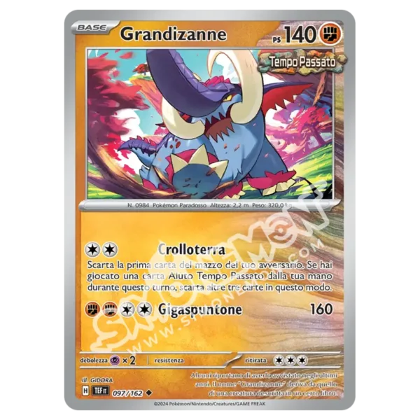 Grandizanne 097/162 Cronoforze  (IT)