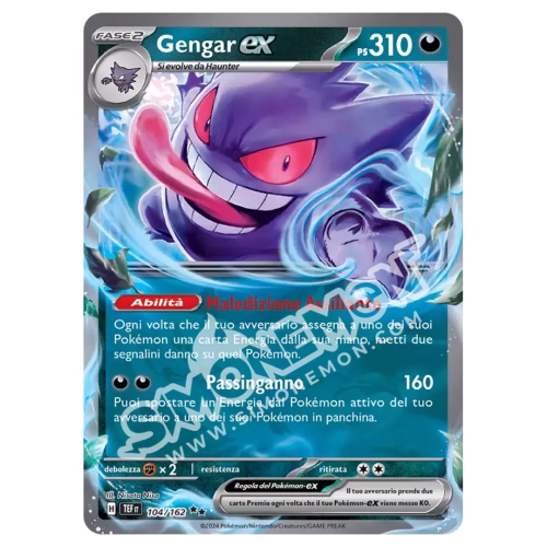 Gengar-ex 104/162 Cronoforze (IT)