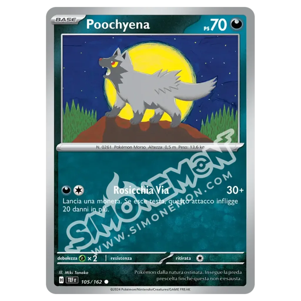 Poochyena 105/162 Cronoforze Reverse (IT)
