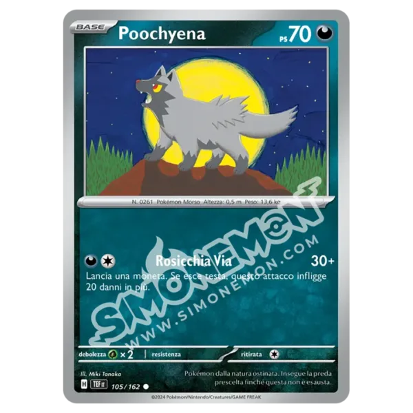 Poochyena 105/162 Cronoforze Reverse (IT)