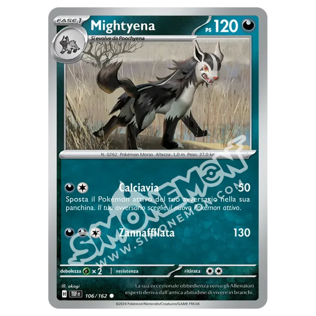 Mightyena 106/162 Cronoforze  (IT)